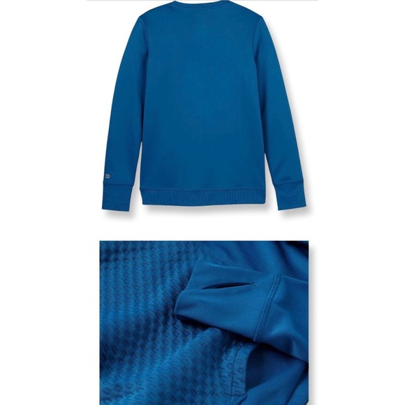 "Boys All in Motion Crewneck Sweatshirt - Blue, Size L (12/14)" - Picture 1 of 3